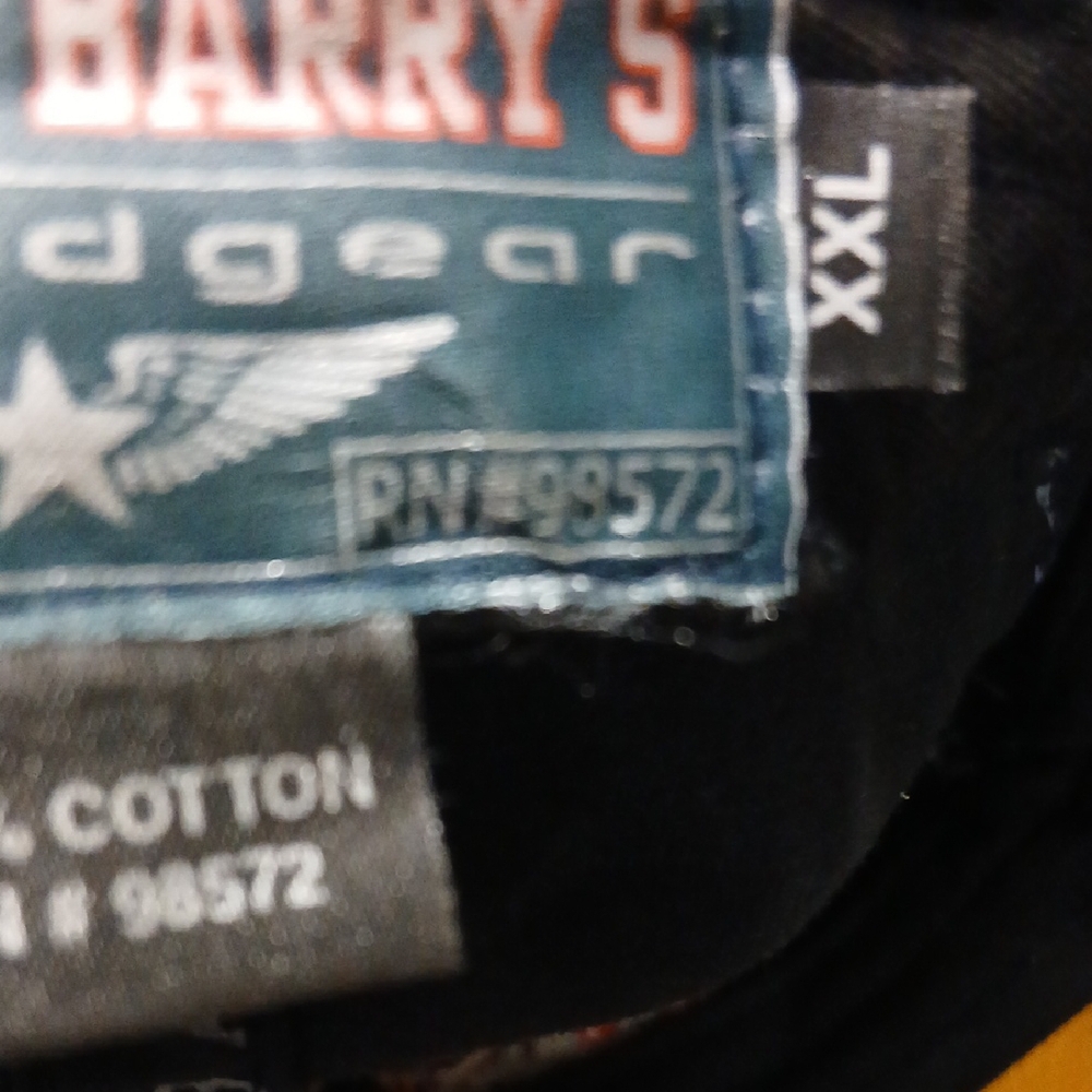 Steve & Barry's Vintage Cocks Baseball Black Cap with Rooster Embroidery XXL - Picture 6 of 6